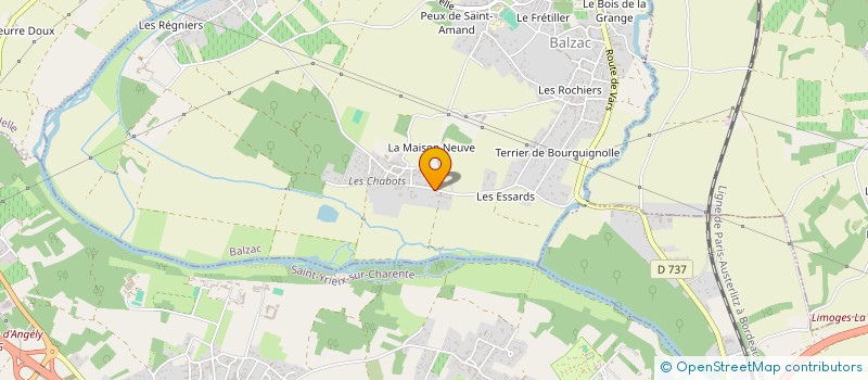 localisation de l'entreprise SCI BOUROUMIR à BALZAC