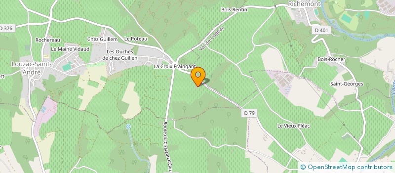 localisation de l'entreprise SCI BOUROUX à LOUZAC-SAINT-ANDRE