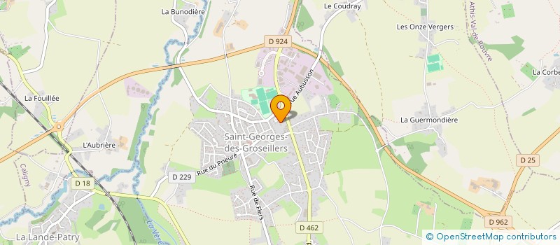 localisation de l'entreprise SCI BOURRE BRIARD à LA LANDE-SAINT-SIMEON