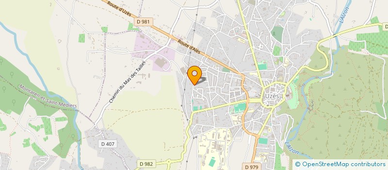 localisation de l'entreprise SCI BOURREAU  UZES