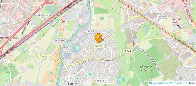 localisation de l'entreprise SCI BOURRIER à LATTES