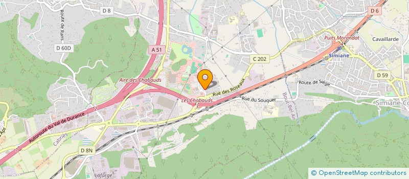 localisation de l'entreprise SCI BOURRILLON  BOUC-BEL-AIR