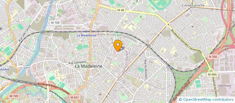 localisation de l'entreprise SCI BOURSEMBOIS à MARCQ-EN-BARŒUL