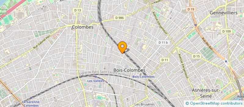 localisation de l'entreprise SCI BOURSIER à BOIS-COLOMBES