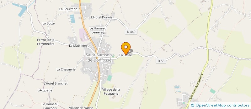 localisation de l'entreprise SCI BOURSIER GOUPILLIERE  BOURGVALLEES