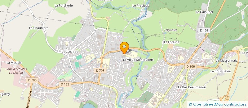 localisation de l'entreprise SCI BOURSIN  FOUGERES