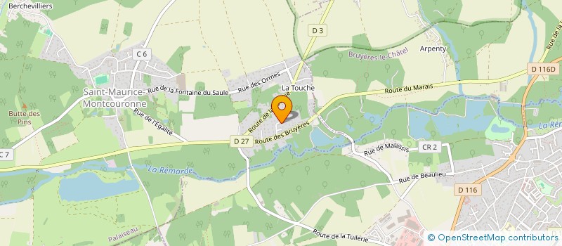 localisation de l'entreprise SCI BOURSIN' S  SAINT-MAURICE-MONTCOURONNE