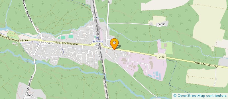 localisation de l'entreprise SCI BOURUQUE  YCHOUX