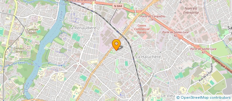 localisation de l'entreprise SCI BOURVEAU à NANTES