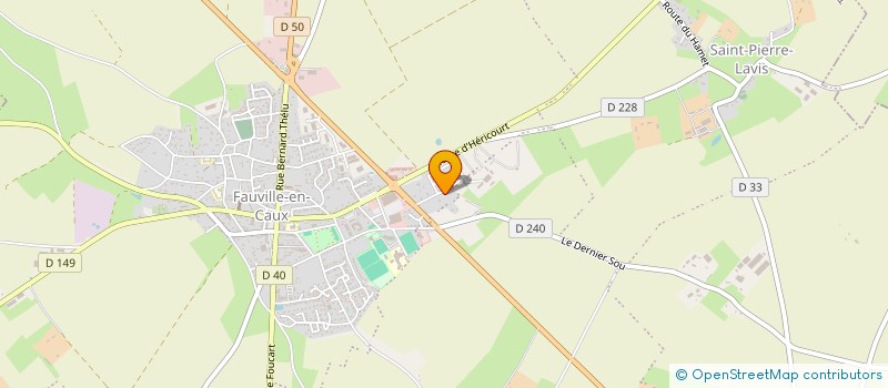 localisation de l'entreprise SCI BOURVILLE  TERRES-DE-CAUX