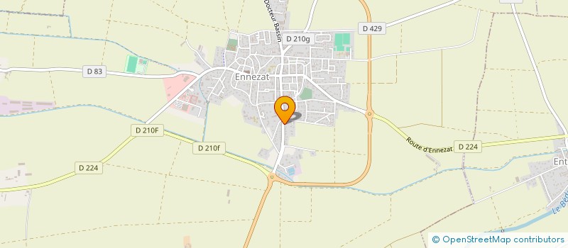 localisation de l'entreprise SCI BOURZEIX SAINTE GEORGE  ENNEZAT