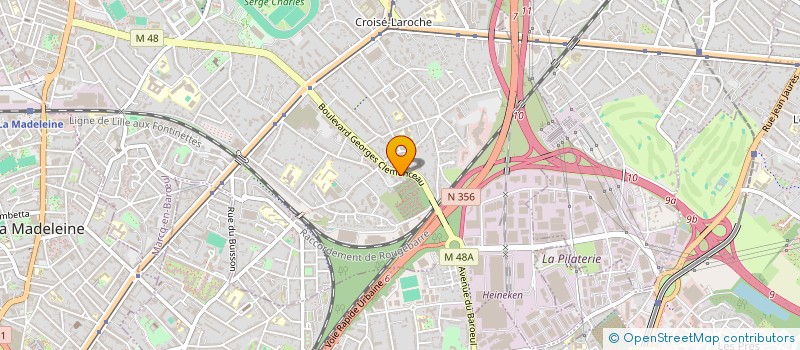 localisation de l'entreprise SCI BOUSBECQUE CENTRE  MARCQ-EN-BARUL