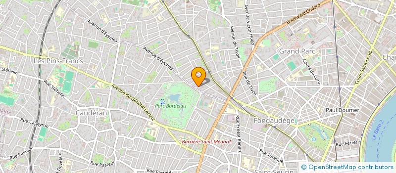 localisation de l'entreprise SCI BOUSCAT 2005  LE BOUSCAT