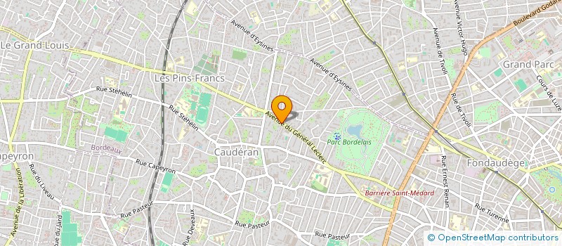 localisation de l'entreprise SCI BOUSCATIS  BORDEAUX