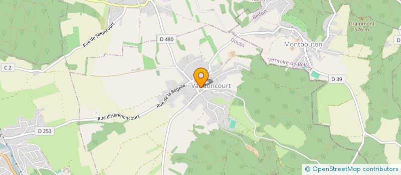 localisation de l'entreprise SCI BOUSQUET  VANDONCOURT