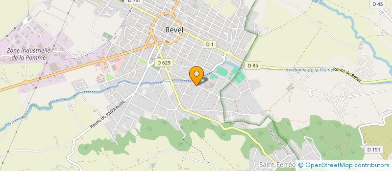 localisation de l'entreprise SCI BOUSQUET  REVEL