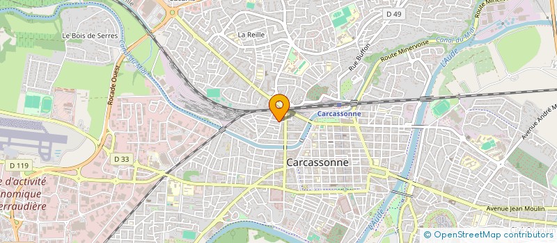 localisation de l'entreprise SCI BOUSQUET à CARCASSONNE