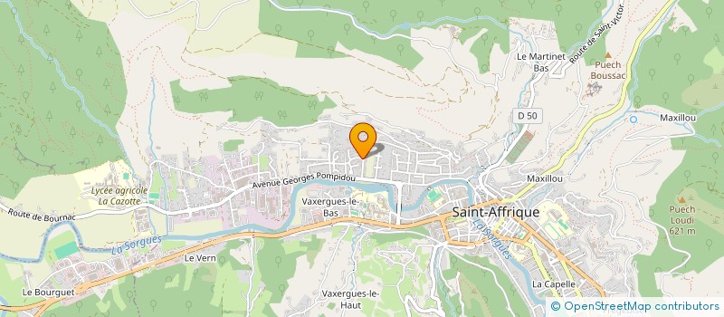 localisation de l'entreprise SCI BOUSQUET  SAINT-AFFRIQUE