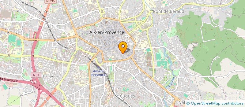 localisation de l'entreprise SCI BOUSQUET CEZANNE à AIX-EN-PROVENCE