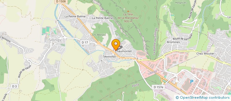 localisation de l'entreprise SCI BOUSSA  SILLINGY