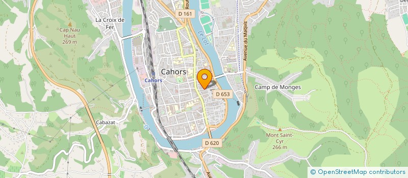 localisation de l'entreprise SCI BOUSSAC SAINT PIERRE  CAHORS