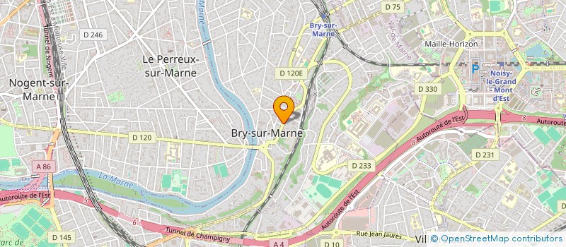 localisation de l'entreprise SCI BOUSSAMPI à BRY-SUR-MARNE