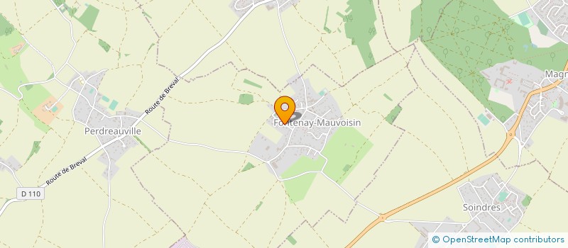 localisation de l'entreprise SCI BOUSSAROQUE  FONTENAY-MAUVOISIN