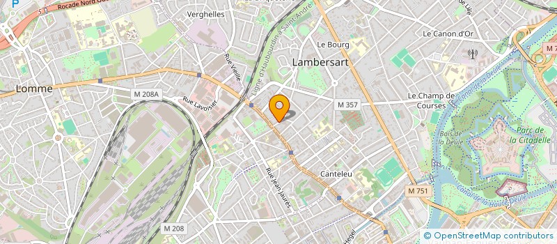 localisation de l'entreprise SCI BOUSSEMART & MEIJWAARD à LAMBERSART