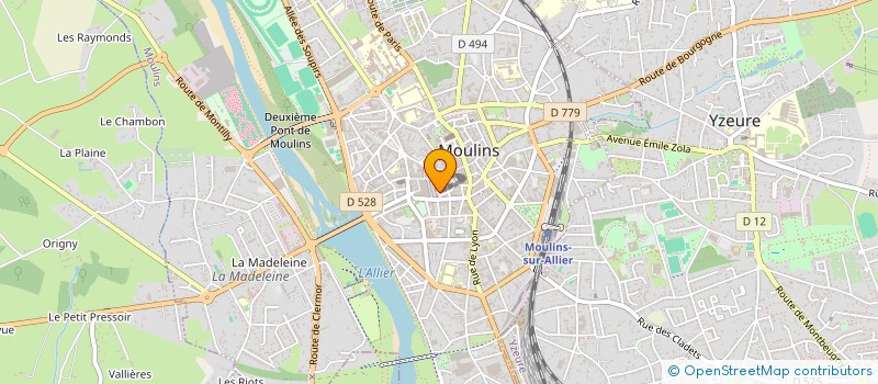 localisation de l'entreprise SCI BOUSSILLAT à MOULINS