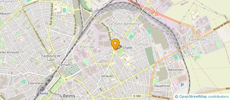 localisation de l'entreprise SCI BOUSSIN  REIMS