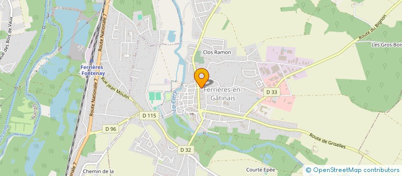 localisation de l'entreprise SCI BOUSSIN-CORJON à FERRIERES-EN-GATINAIS