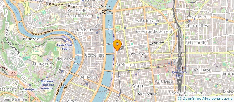 localisation de l'entreprise SCI BOUSSOLE  LYON