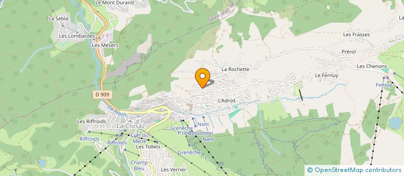 localisation de l'entreprise SCI BOUTAE à LA CLUSAZ