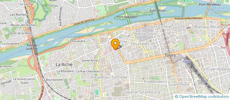 localisation de l'entreprise SCI BOUTARD  TOURS