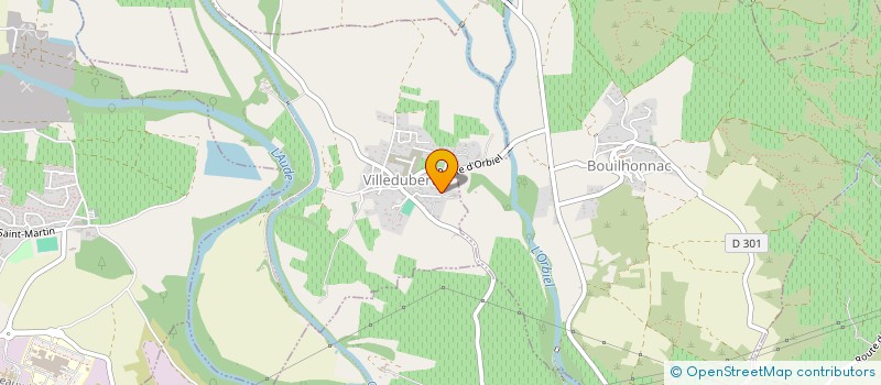 localisation de l'entreprise SCI BOUTARENGUE - ST MARTIN  VILLEDUBERT