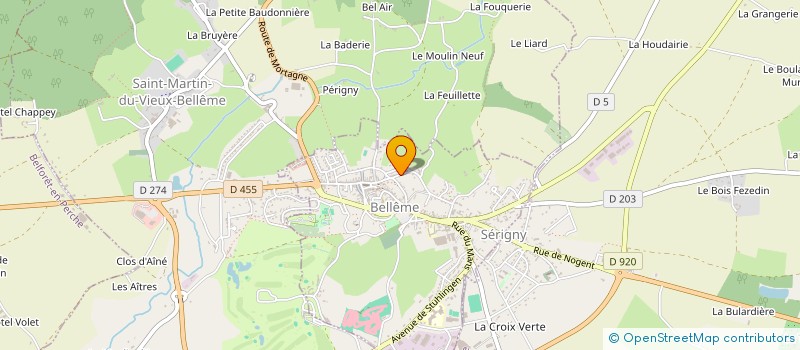 localisation de l'entreprise SCI BOUTEILLER à BELLEME