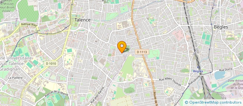 localisation de l'entreprise SCI BOUTELEUX  TALENCE