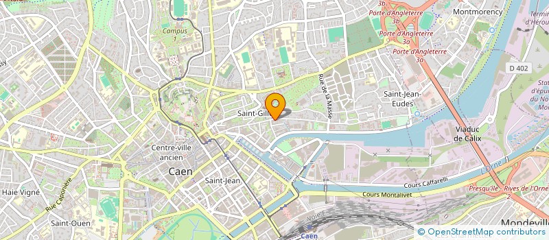 localisation de l'entreprise SCI BOUTELOUP - OPTIMUS à CAEN
