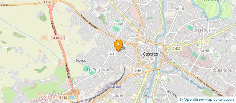 localisation de l'entreprise SCI BOUTES-CAILLET  CASTRES
