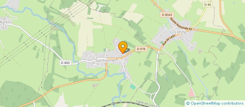 localisation de l'entreprise SCI BOUTET  SORMONNE