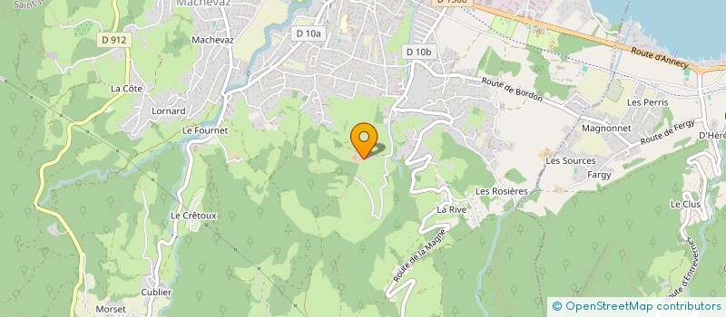 localisation de l'entreprise SCI BOUTET  SAINT-JORIOZ