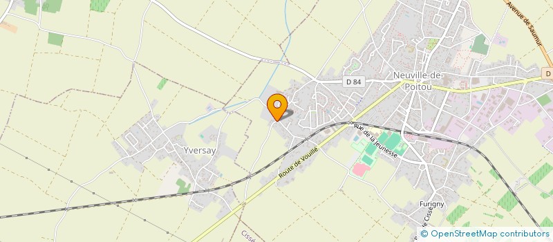 localisation de l'entreprise SCI BOUTET-MERLET  NEUVILLE-DE-POITOU