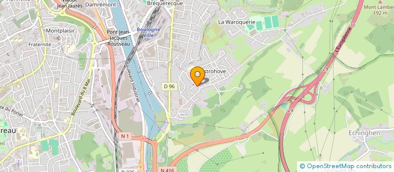 localisation de l'entreprise SCI BOUTILLIER HURET  SAINT-MARTIN-BOULOGNE