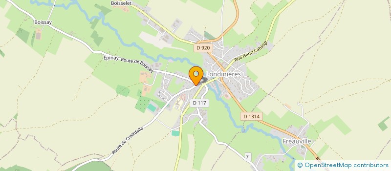 localisation de l'entreprise SCI BOUTIN  LONDINIERES