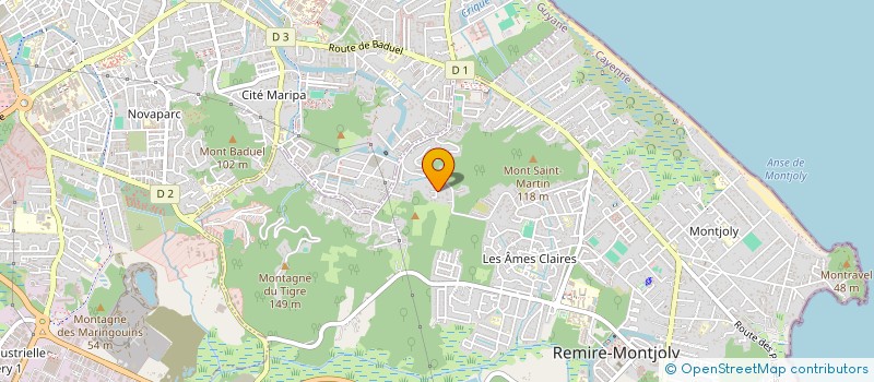 localisation de l'entreprise SCI BOUTIN  REMIRE-MONTJOLY