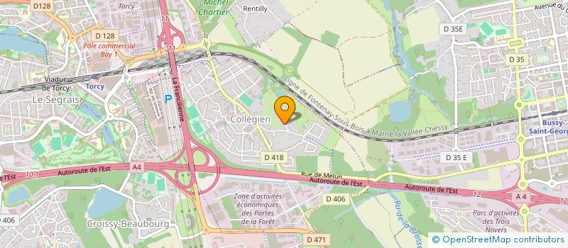 localisation de l'entreprise SCI BOUTIN CAILLO  COLLEGIEN