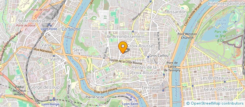 localisation de l'entreprise SCI BOUTIRON  LYON