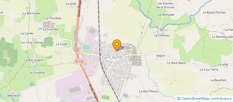 localisation de l'entreprise SCI BOUTKCHAD  SAINT-ARMEL