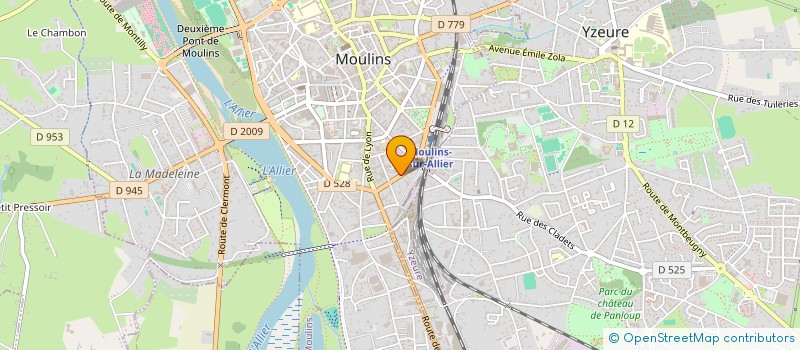 localisation de l'entreprise SCI BOUTMIC à MOULINS