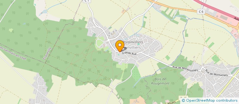 localisation de l'entreprise SCI BOUTOILLE INVESTISSEMENTS  MORAINVILLIERS